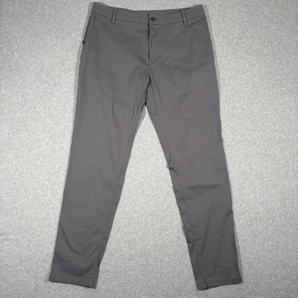 Birddogs Men's Pants 34x32 Boomstick Gray Stretch Chino Performance Golf